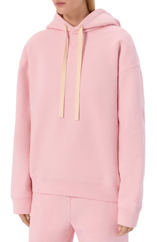 Хлопковое худи Jil Sander J40GU0121/J20039 Розовый  J40GU0121/J20039 Фото 3