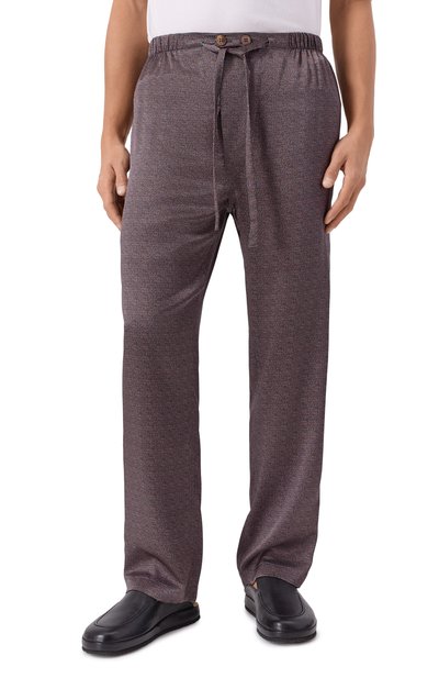 Шелковые домашние брюки ZILLI, арт. PZP013M0600V00000, фото 3