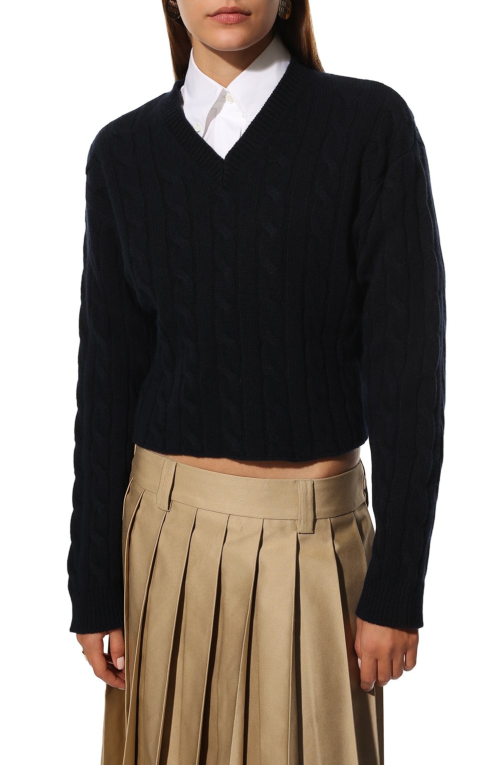 Кашемировый свитер MIU MIU, арт. MML611-1031-F0008, фото 3