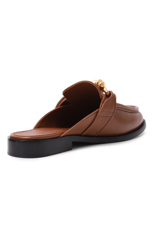 Кожаные сабо Astaire Bottega Veneta 817519/V5DZ0 Коричневый  817519/V5DZ0 Фото 5