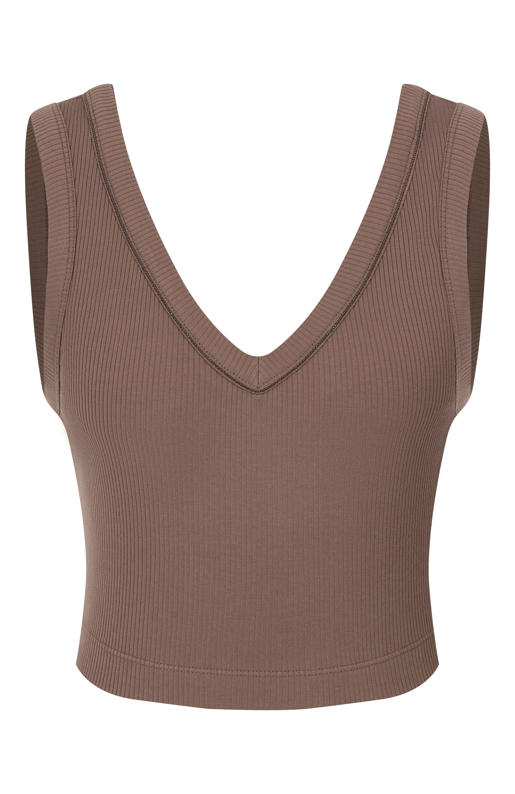 Хлопковая майка BRUNELLO CUCINELLI, арт. MG902FP102, фото 1