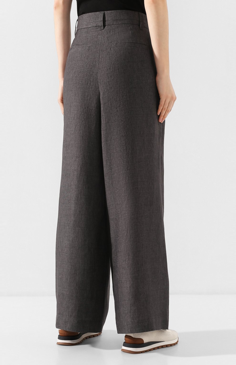 Льняные брюки BRUNELLO CUCINELLI, арт. MW430P7194, фото 4