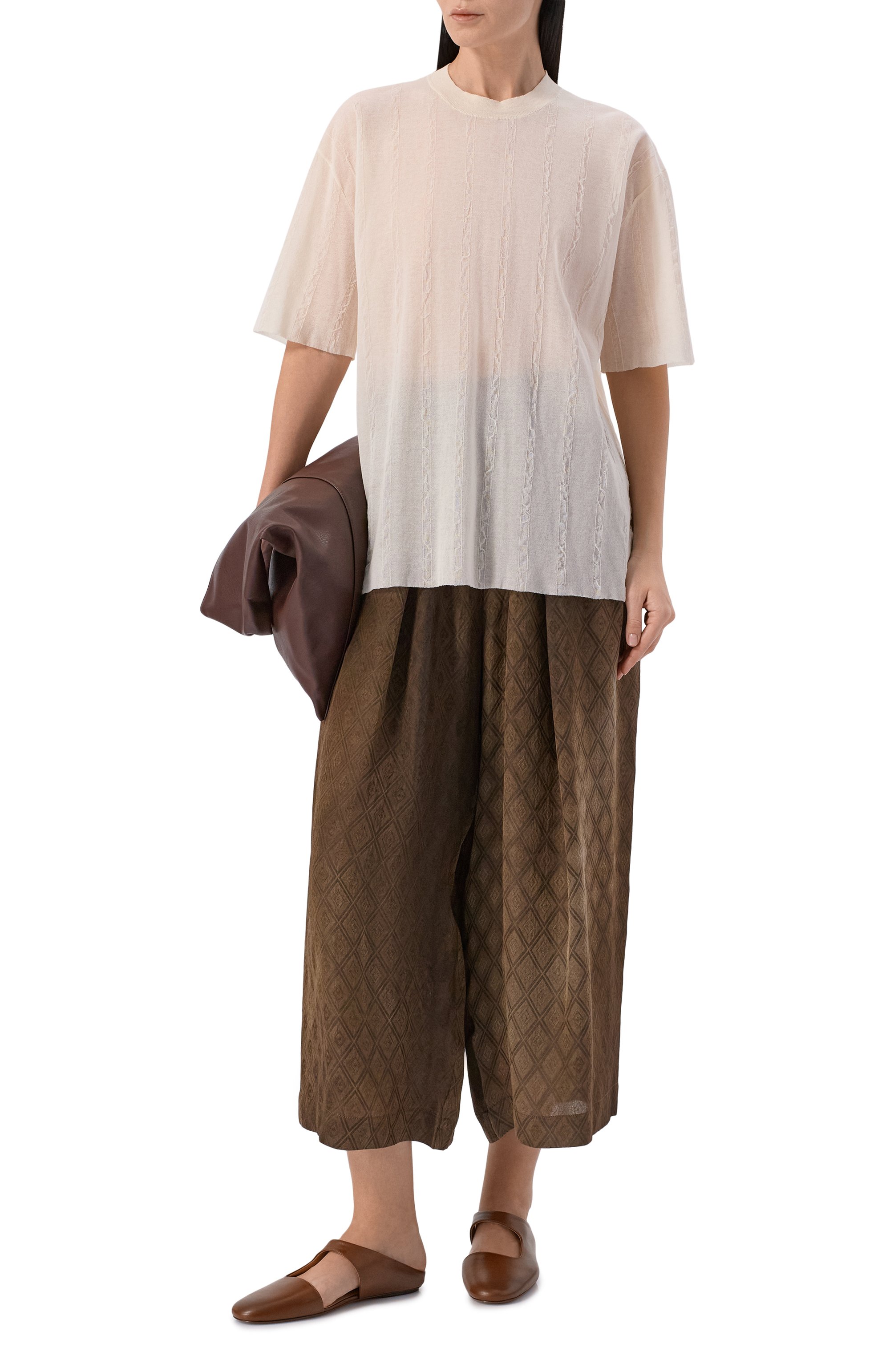 Хлопковый пуловер UMA WANG, арт. UK7523, фото 2