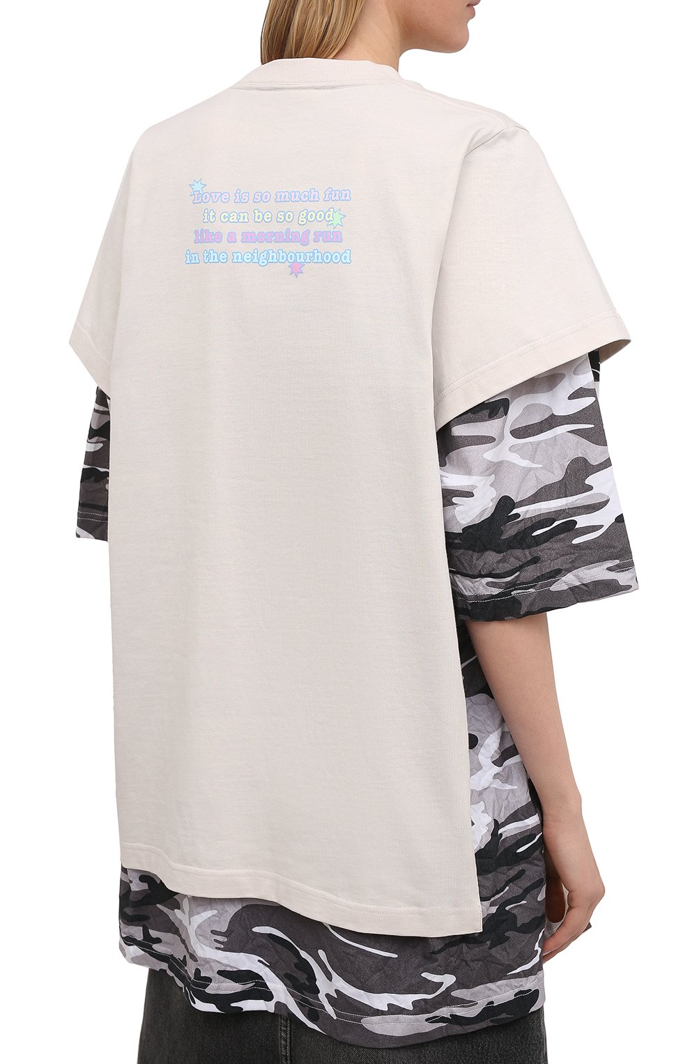 Хлопковая футболка BALENCIAGA, арт. 641584/TJVI1, фото 4