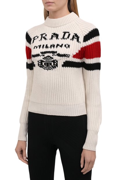 Кашемировый свитер PRADA, арт. P24O1U-10QD-F0009-212, фото 3