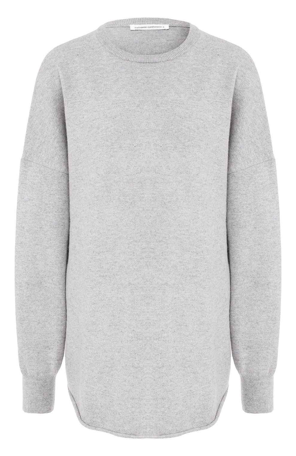 Кашемировый свитер EXTREME CASHMERE серого цвета по цене 37150 руб., арт. 102/HERE, фото 1 Кашемировый свитер EXTREME CASHMERE, арт. 102/HERE, фото 1