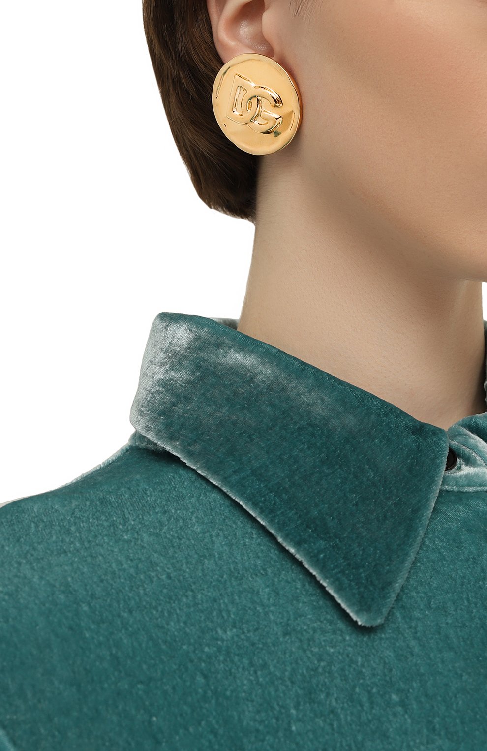 Клипсы DOLCE & GABBANA, арт. WEP8L3 W1111/G0LD, фото 2