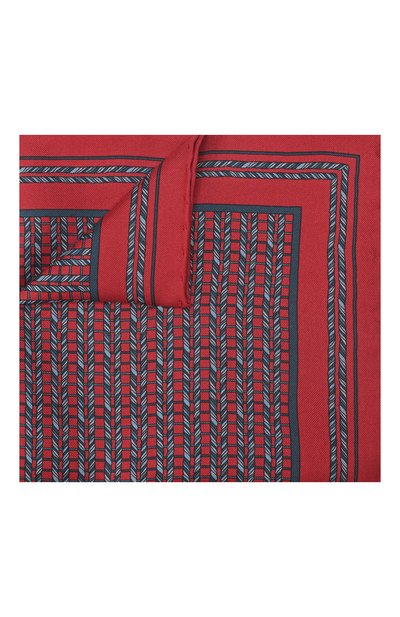Комплект из галстука и платка BRIONI красного цвета по цене 38650 руб., арт. 08A900/P942I, фото 4 Комплект из галстука и платка BRIONI, арт. 08A900/P942I, фото 4