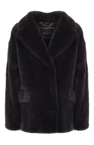 Женская шуба из норки KITON, арт. D62684K0538F