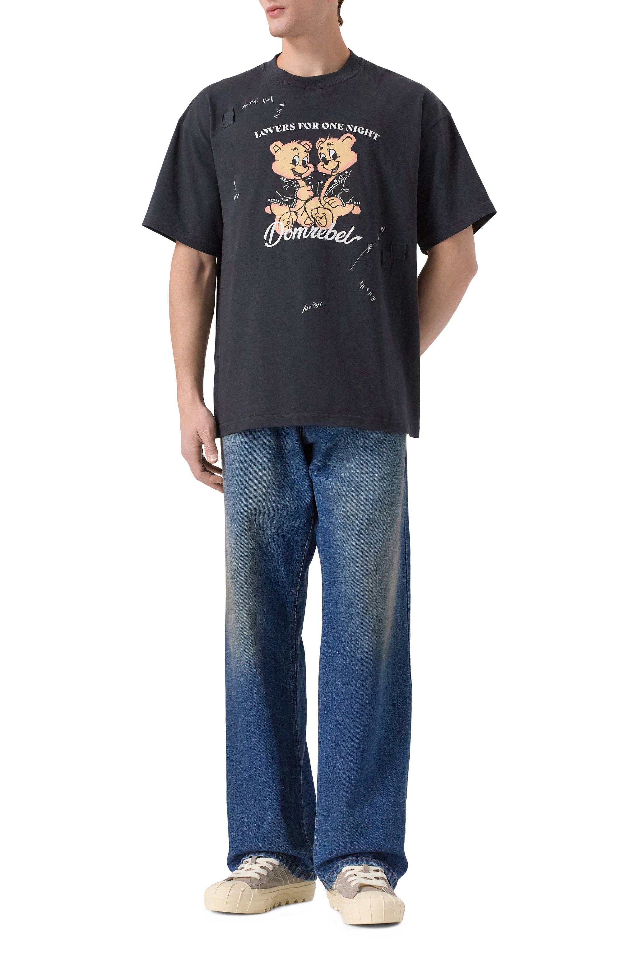 Хлопковая футболка DOMREBEL, арт. M 0NE NIGHT, фото 2