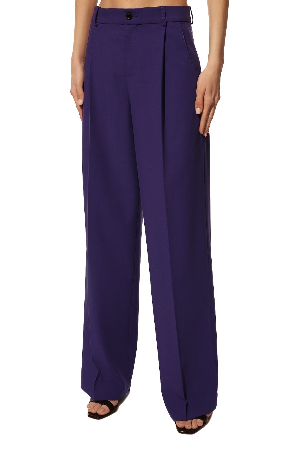 Брюки YULIAWAVE фиолетового цвета по цене 29000 руб., арт. 1A2PS01501277PURP, фото 3 Брюки YULIAWAVE, арт. 1A2PS01501277PURP, фото 3