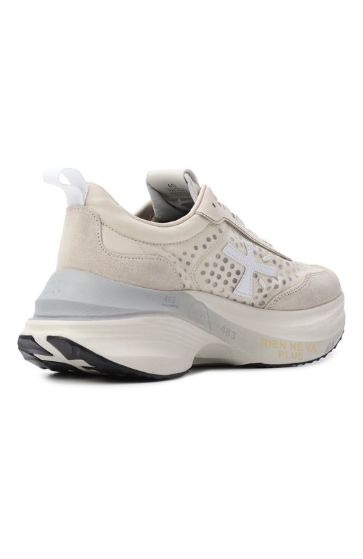 Комбинированные кроссовки Hill Premiata HILL/VAR 8242 Кремовый  HILL/VAR 8242 Фото 5