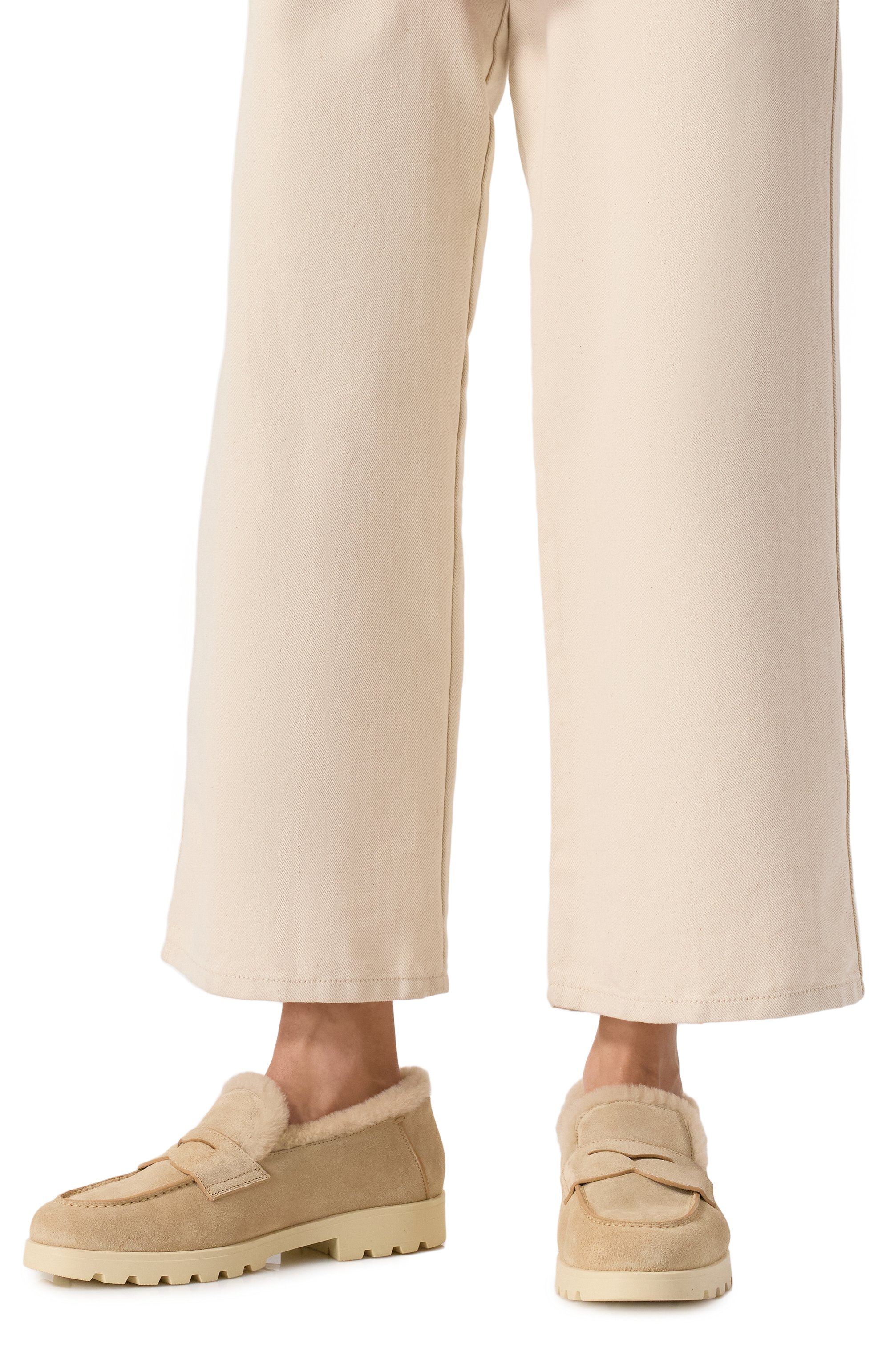 Замшевые пенни-лоферы SANTONI, арт. WUDG71132TIRAPFR, фото 3