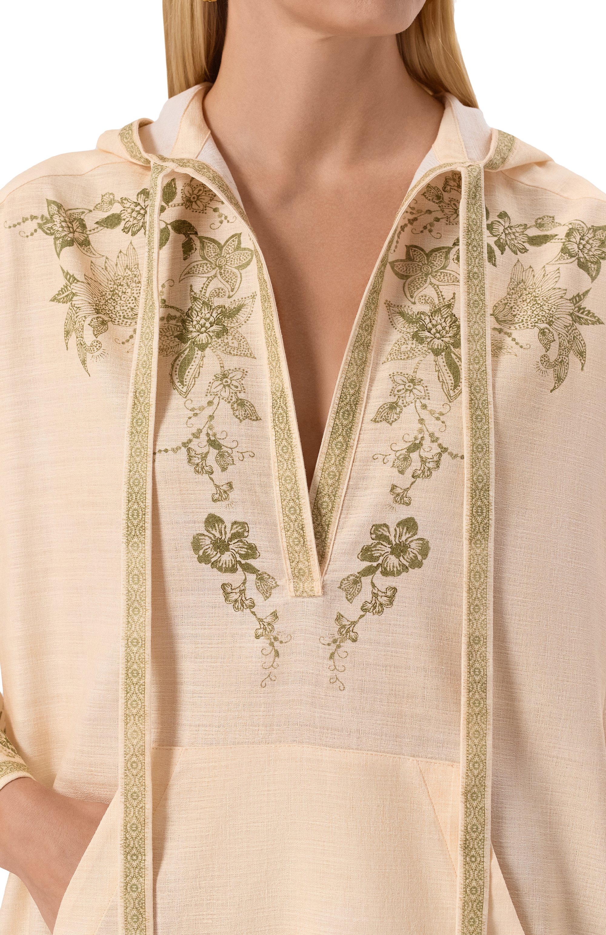 Хлопковая туника ZIMMERMANN, арт. 3337DSS253, фото 5