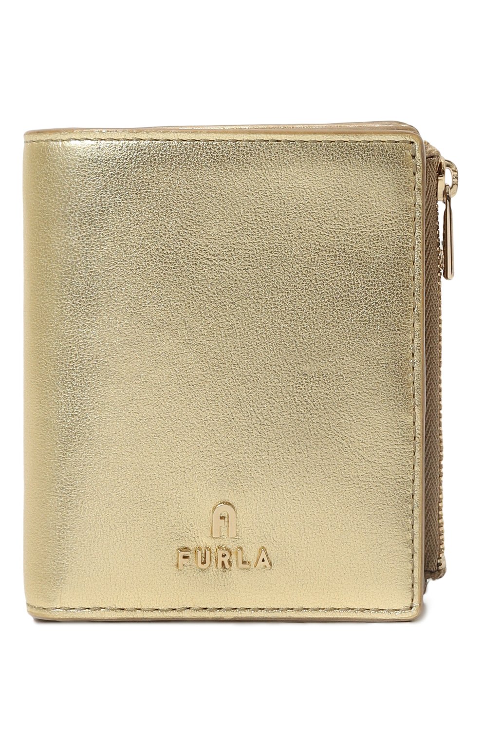 Кожаное портмоне FURLA золотого цвета по цене 16000 руб., арт. WP00389/BX2658, фото 1 Кожаное портмоне FURLA, арт. WP00389/BX2658, фото 1