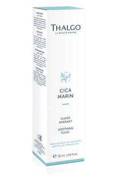 Успокаивающий увлажняющий флюид cica marin (50ml) THALGO бесцветного цвета, арт. VT23011 | Фото 2 (Нос: Не проставлено; Региональные ограничения белый список (Axapta Mercury): Не проставлено; Тип продукта: Флюиды; Назначение: Для лица)