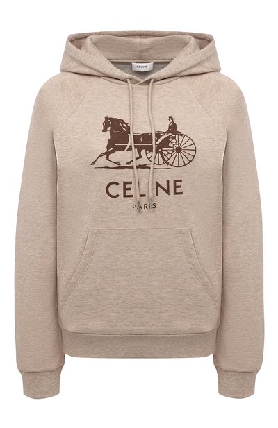 Женский худи из хлопка и кашемира CELINE, арт. 2Y428450I