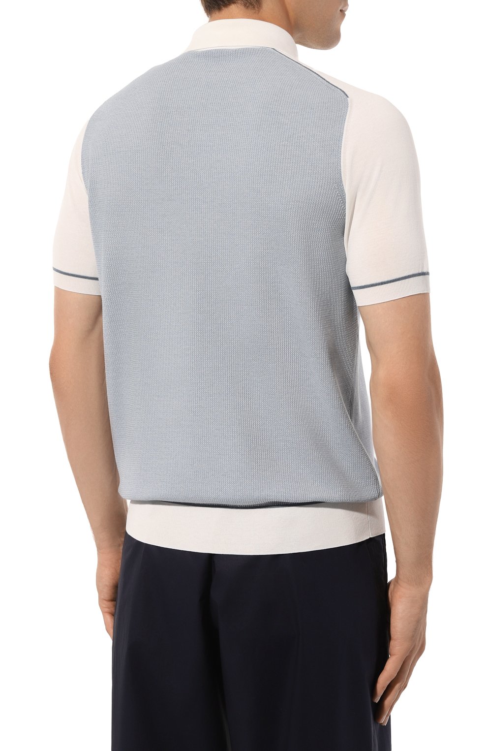 Поло из шелка и хлопка STEFANO RICCI, арт. K616320P31/F23131, фото 4