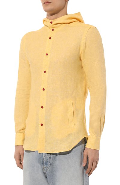 Льняная рубашка KITON, арт. UMCMARH07685, фото 3