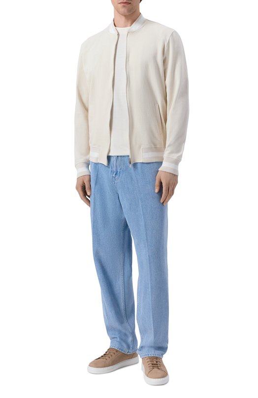 Хлопковая толстовка Gran Sasso 78114/76031 Кремовый  78114/76031 Фото 2