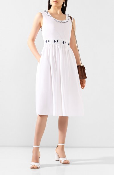 Хлопковое платье MIU MIU, арт. MF3561-SY2-F0009, фото 2