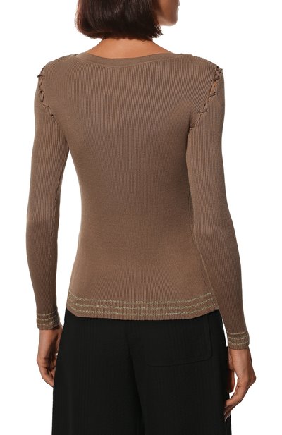 Хлопковый пуловер MANZONI24, арт. 22PM348-XC0LU, фото 4