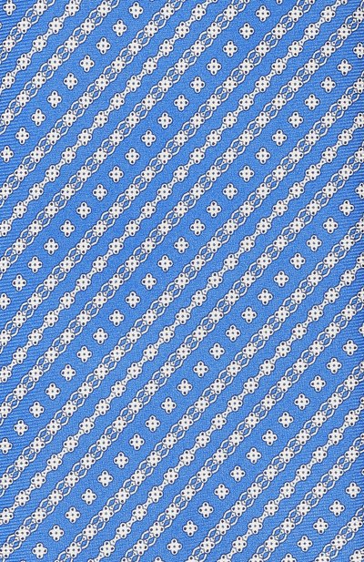 Комплект из галстука и платка STEFANO RICCI голубого цвета по цене 49300 руб., арт. DH/51100, фото 4 Комплект из галстука и платка STEFANO RICCI, арт. DH/51100, фото 4