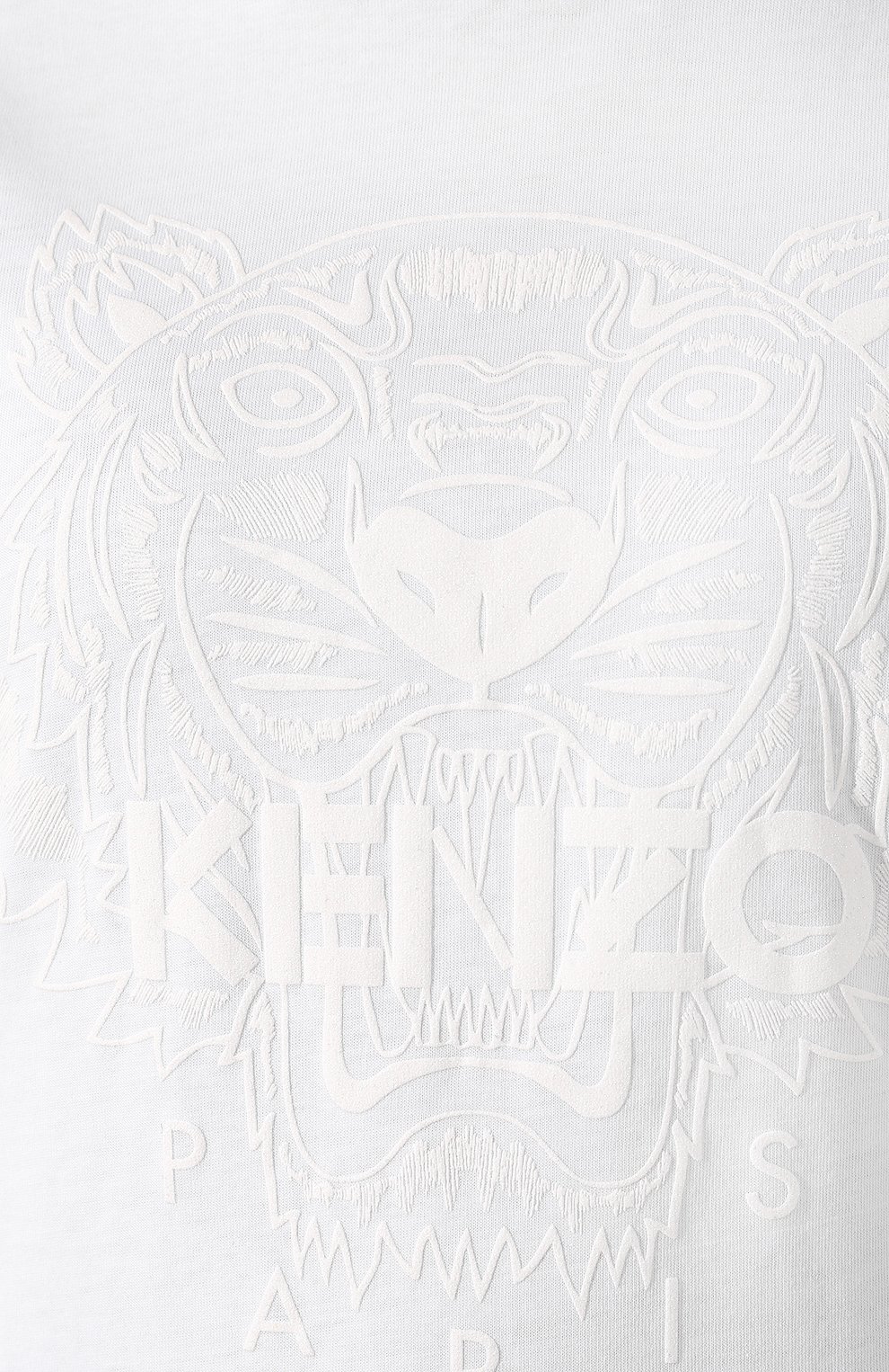 Хлопковая футболка KENZO белого цвета по цене 12100 руб., арт. FA52TS8244YI, фото 5 Хлопковая футболка KENZO, арт. FA52TS8244YI, фото 5