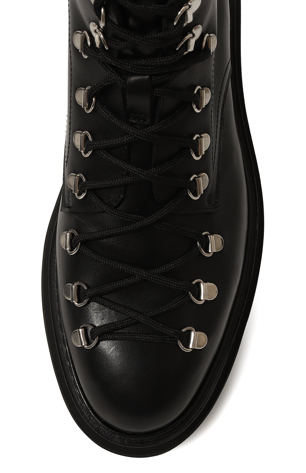 Кожаные хайкеры CAMERLENGO, арт. 16699/NER0+GRIGI0, фото 6