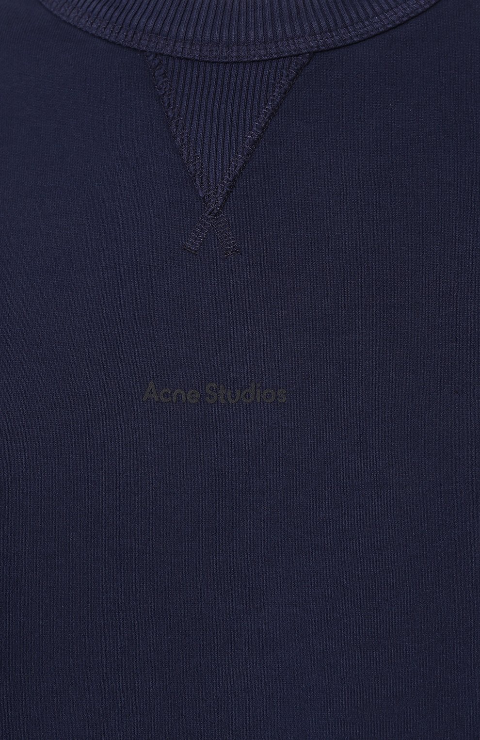Хлопковый свитшот ACNE STUDIOS, арт. FN-MN-SWEA000260INDIG0 BLUE, фото 5