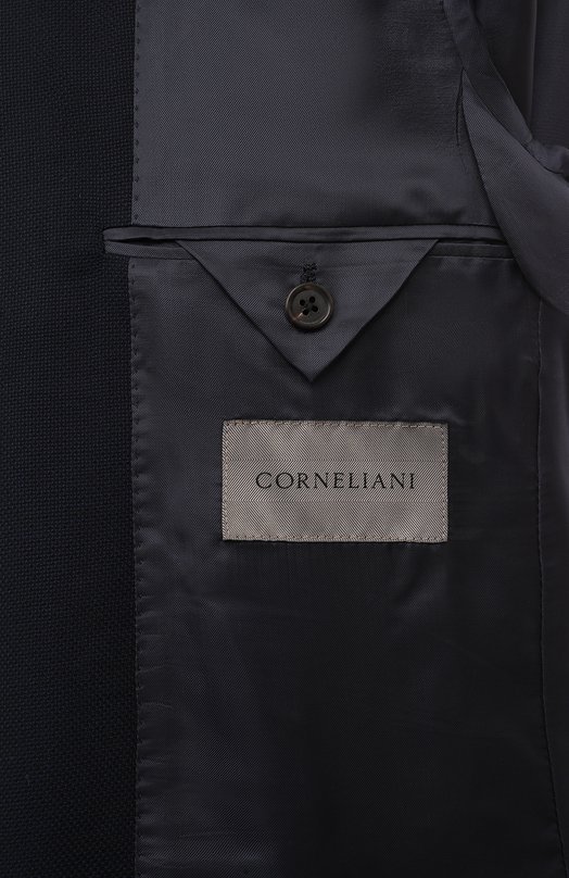 Шерстяной пиджак Corneliani 946008-9418475 Синий  946008-9418475 Фото 8