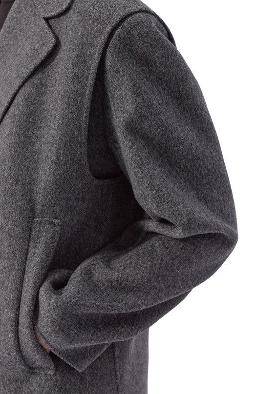 Шерстяное пальто Weekend Max Mara SABADEL Серый  SABADEL Фото 5