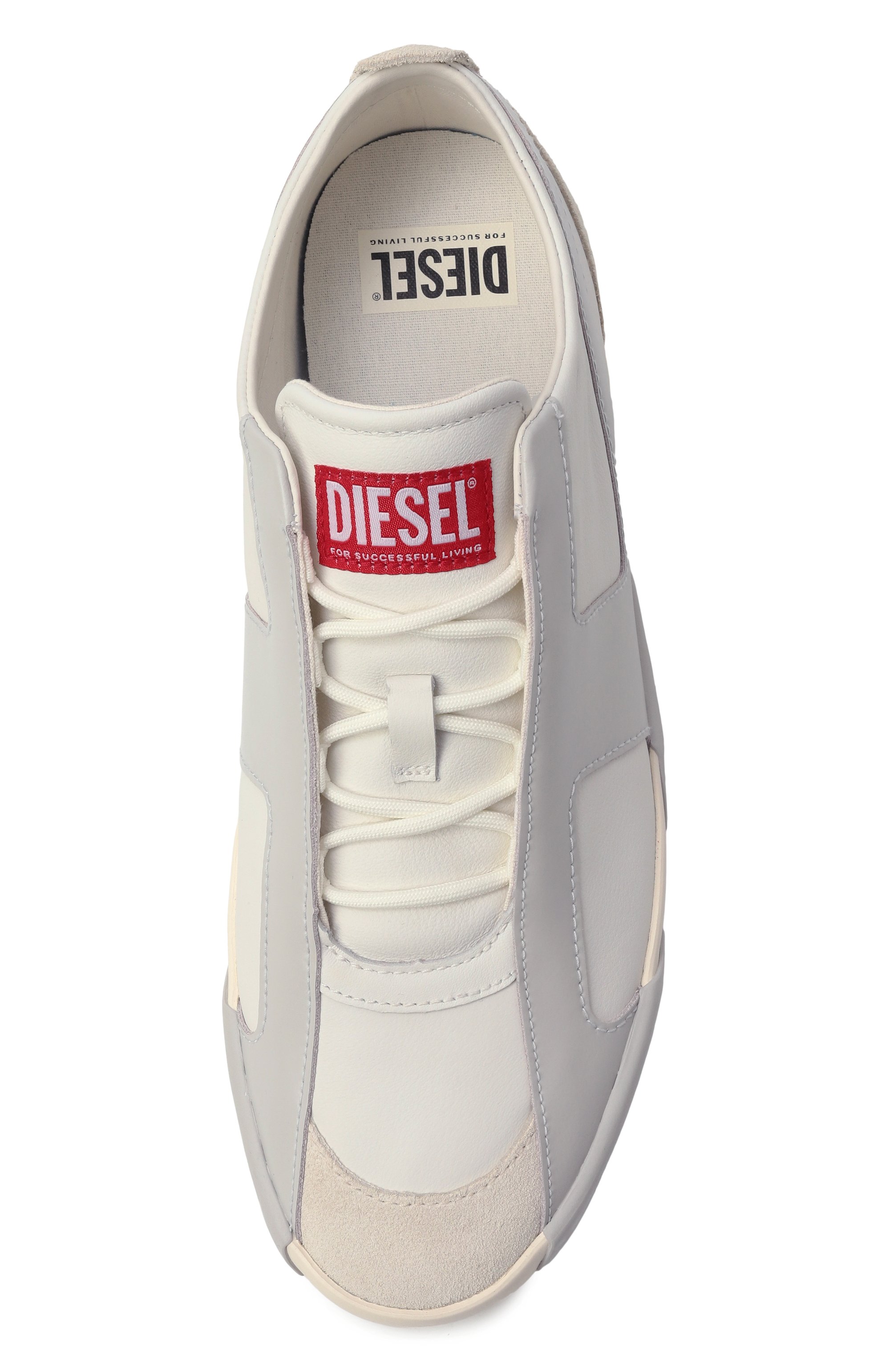 Кожаные кеды s-slante-d DIESEL, арт. Y03656/PR131, фото 6