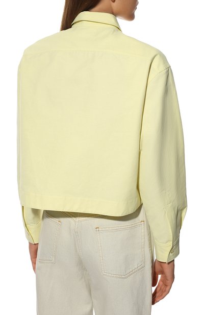 Рубашка из хлопка и льна STELLA MCCARTNEY, арт. 604237/SIA03, фото 4