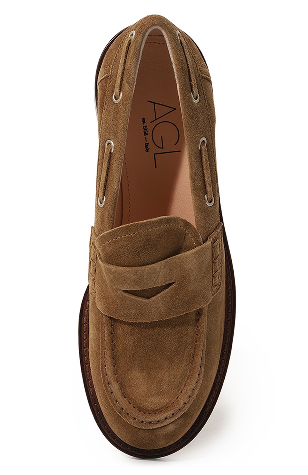 Замшевые лоферы AGL, арт. D835020PCFERGU0411, фото 6