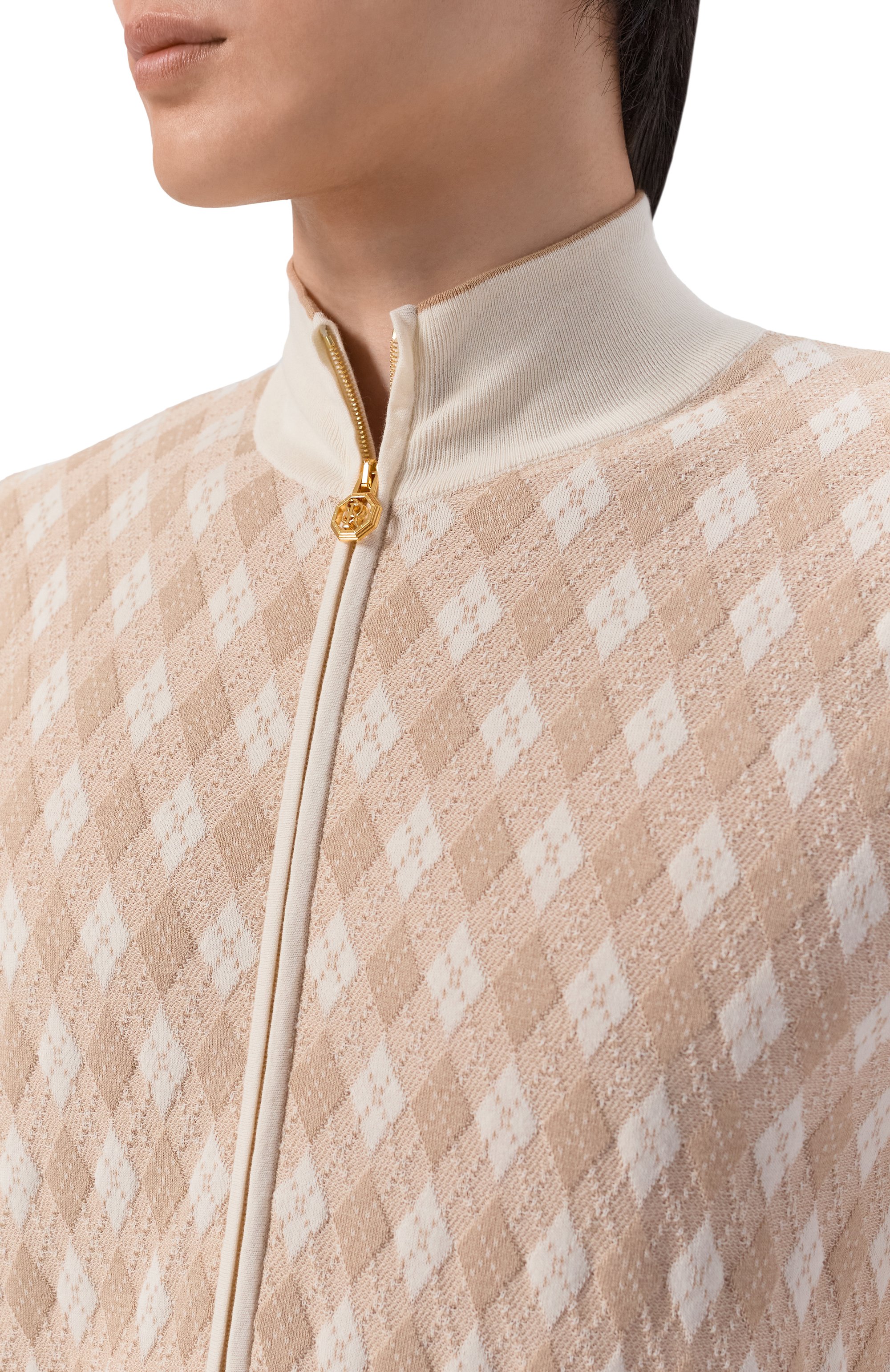 Кардиган из хлопка и шелка STEFANO RICCI, арт. K414017R30/F26268, фото 5