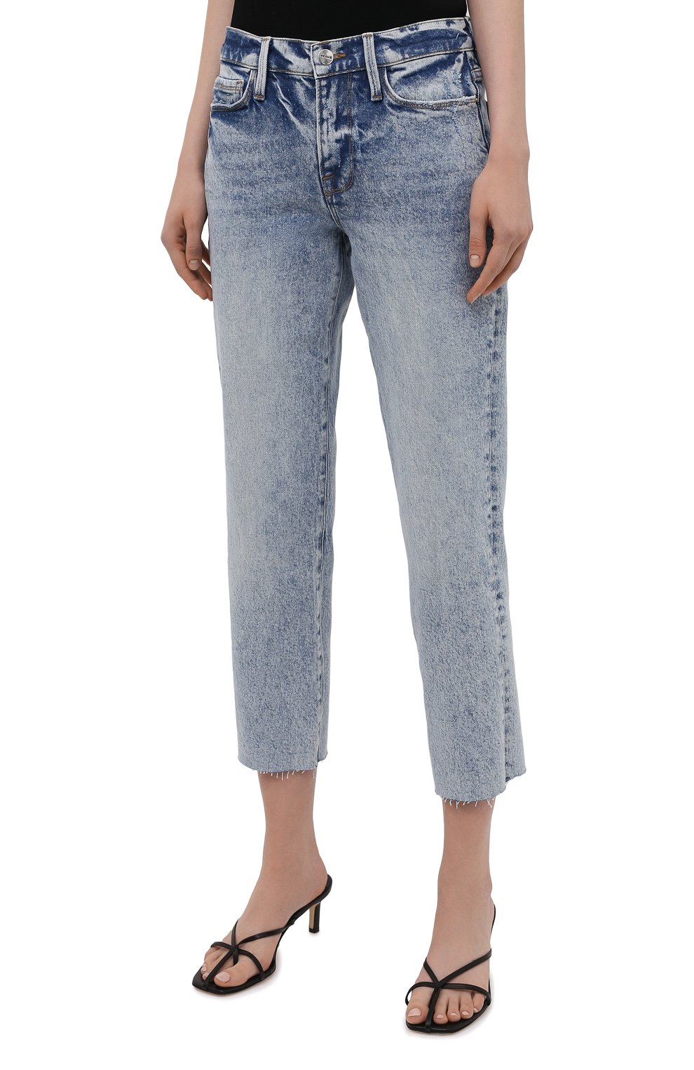 Джинсы FRAME DENIM голубого цвета по цене 37200 руб., арт. LNSRA118, фото 3 Джинсы FRAME DENIM, арт. LNSRA118, фото 3