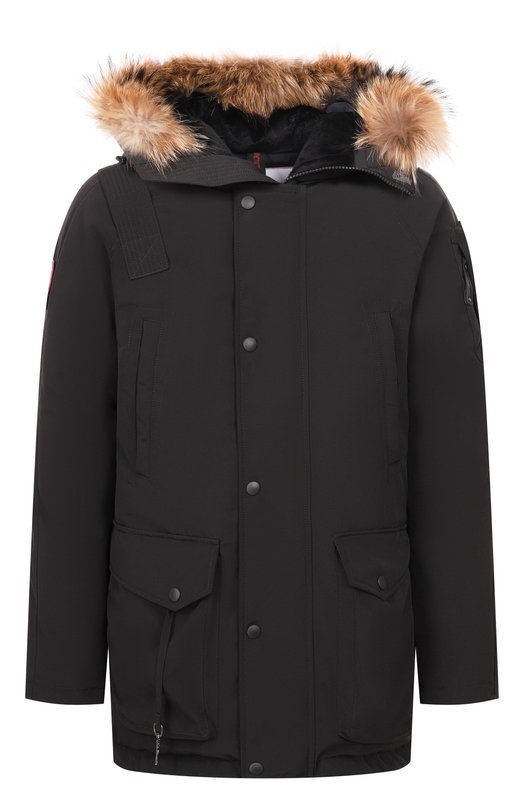 Пуховая парка MIR-1 с меховой отделкой Arctic Explorer MIR_BLK Чёрный MIR_BLK