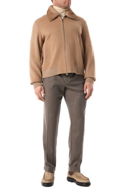 Кашемировый бомбер с отделкой из норки MVST, арт. FTECK-ES4255-2V BS/LC1640, фото 2