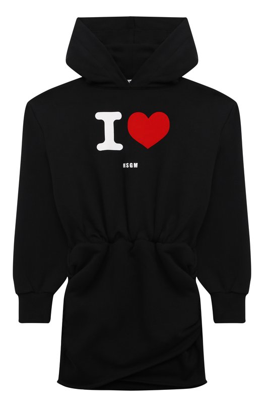 

Хлопковое платье MSGM kids, Чёрный