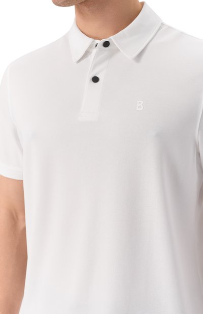 Поло BOGNER белого цвета по цене 15400 руб., арт. 58162727, фото 5 Поло BOGNER, арт. 58162727, фото 5