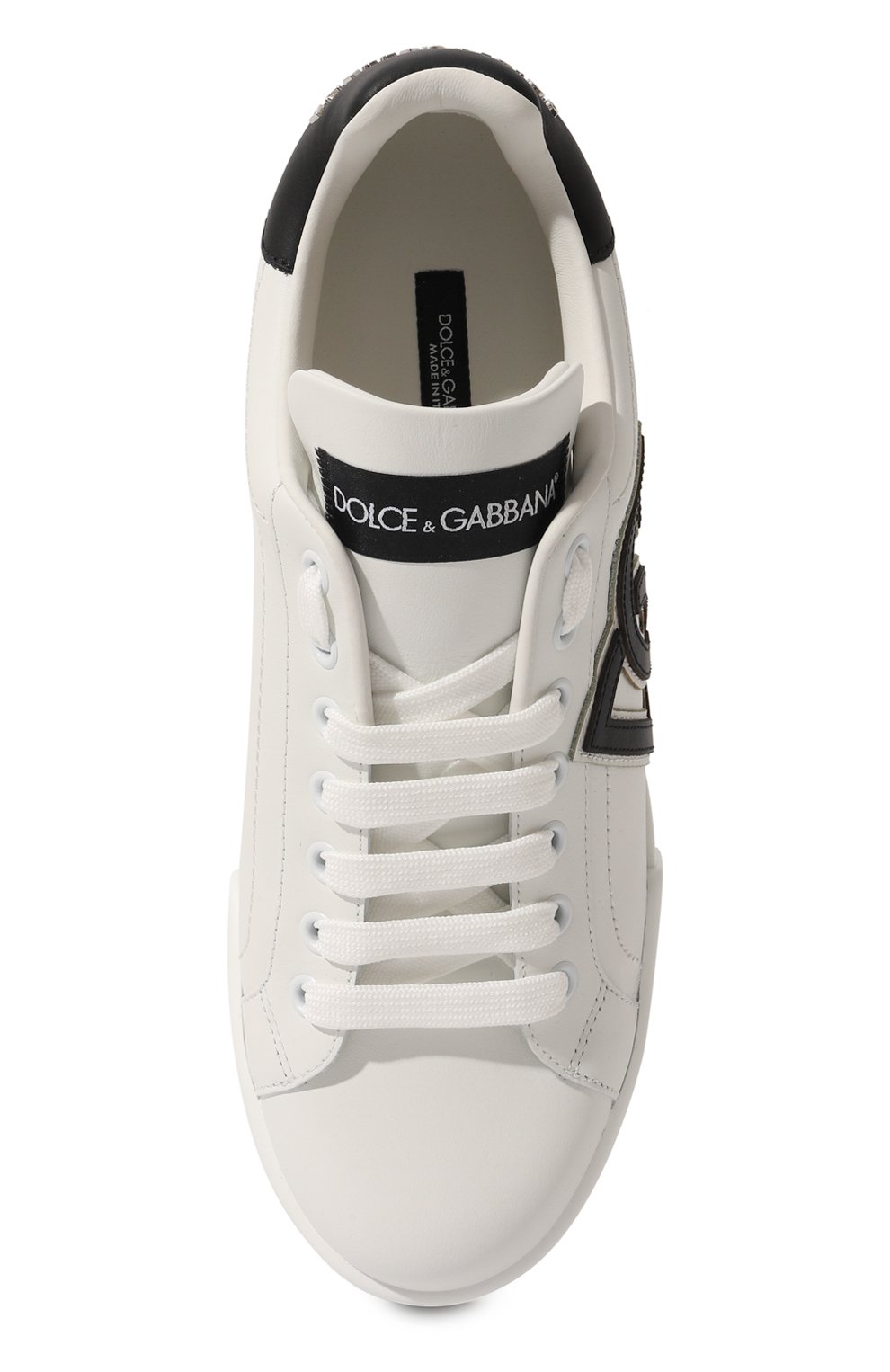 Кожаные кеды portofino DOLCE & GABBANA, арт. CK1545/AC330, фото 6