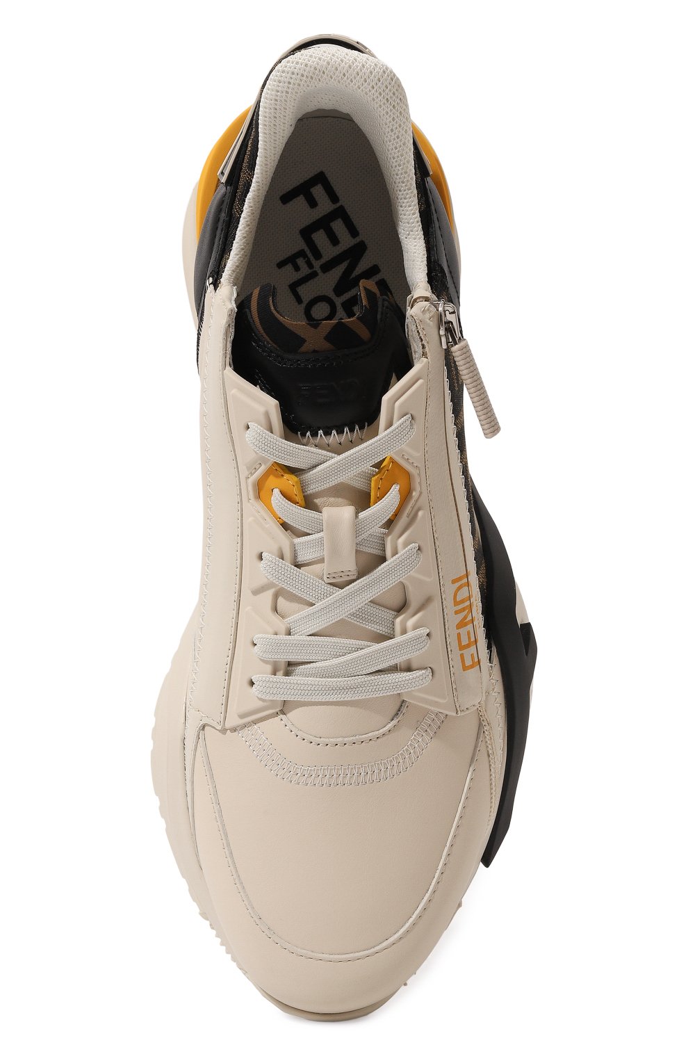 Комбинированные кроссовки fendi flow FENDI, арт. 7E1392 AJZH, фото 6