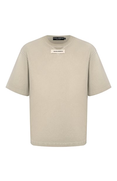 Мужская хлопковая футболка DOLCE & GABBANA, арт. G8TJ6T/G7PPQ