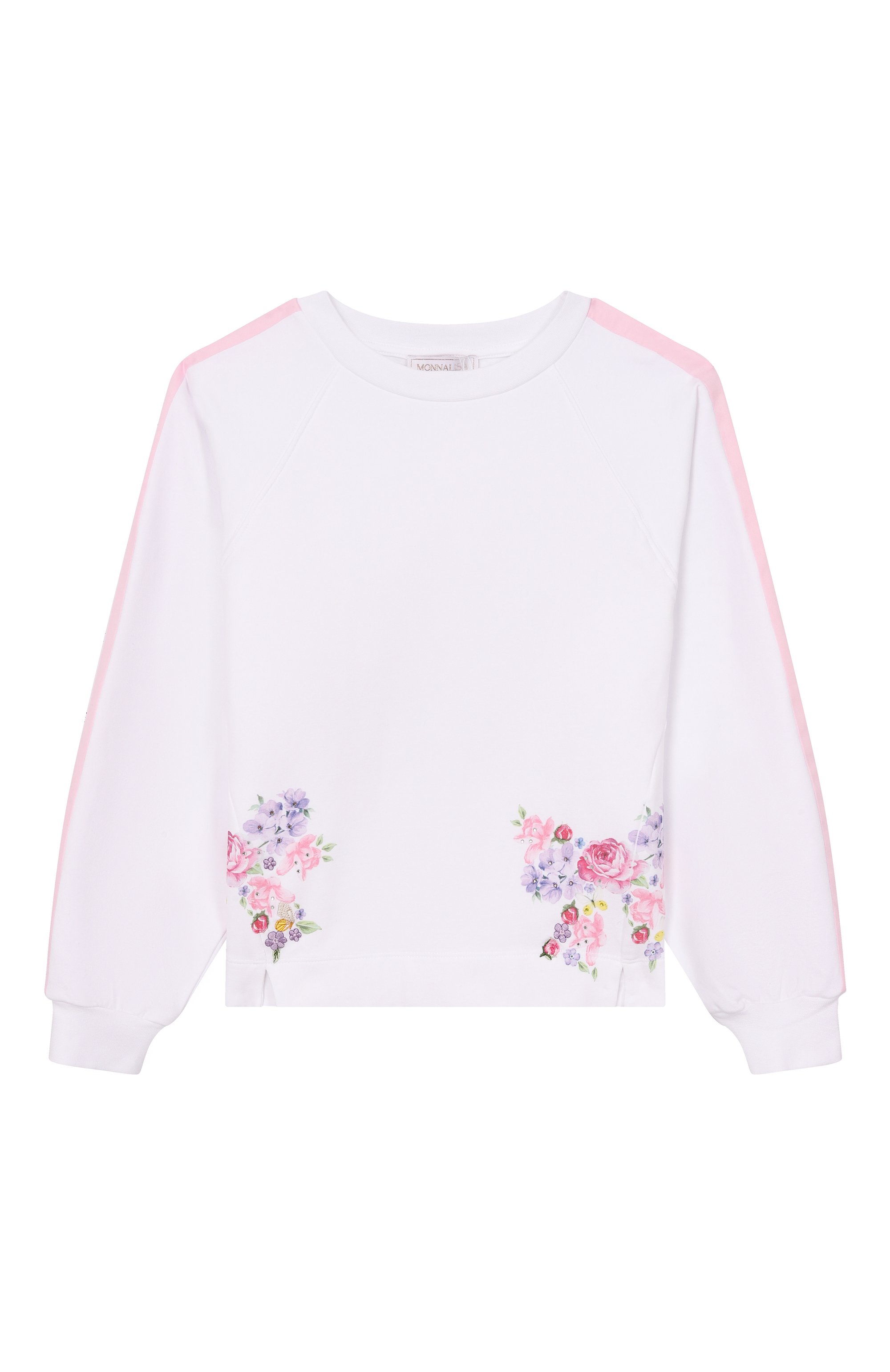 Хлопковый свитшот MONNALISA, арт. 19G600, фото 1