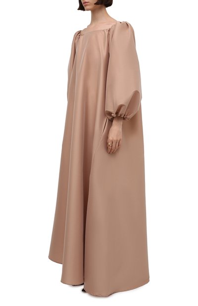 Платье BERNADETTE бежевого цвета по цене 117500 руб., арт. PS22-RTW-DRESS-NATH-TAF-1, фото 3 Платье BERNADETTE, арт. PS22-RTW-DRESS-NATH-TAF-1, фото 3
