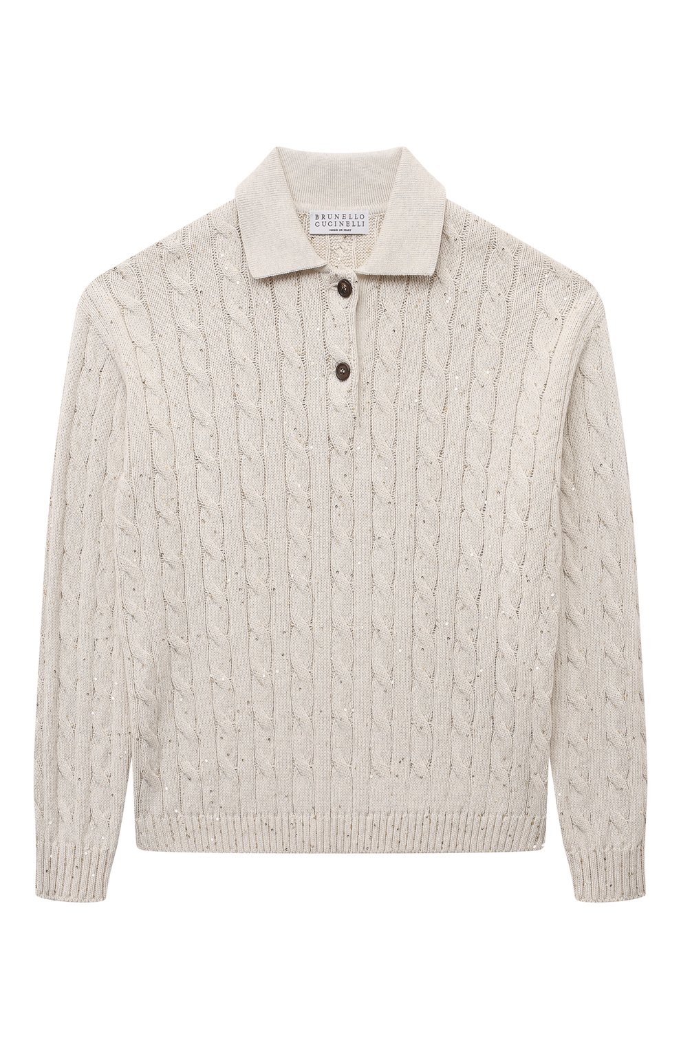 Хлопковый пуловер BRUNELLO CUCINELLI, арт. BDVM75905B, фото 1
