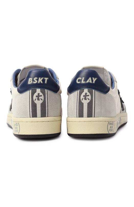 Кожаные кеды BSKT Clay Premiata BSKT CLAY/VAR 7617 Серый  BSKT CLAY/VAR 7617 Фото 7