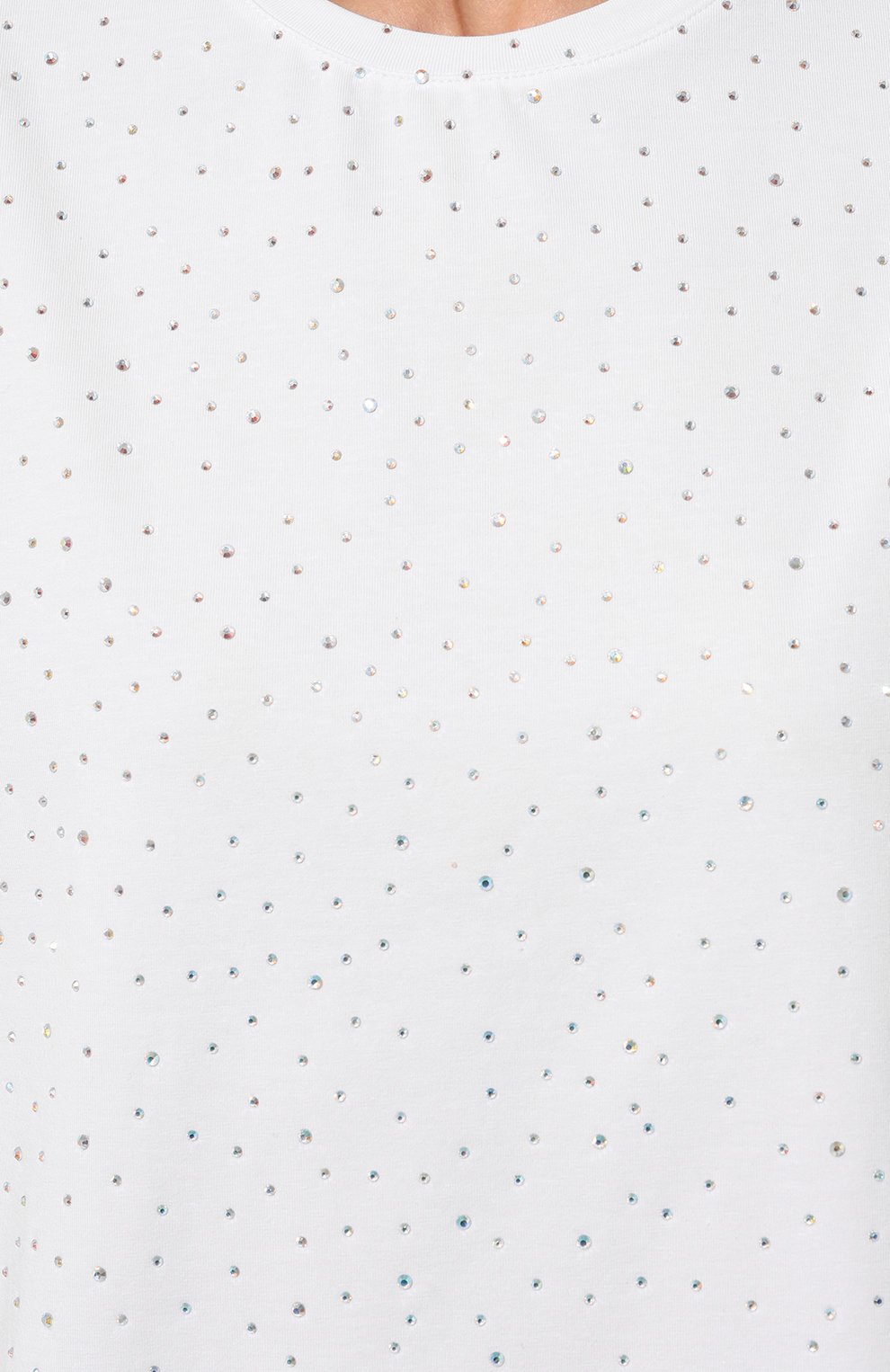 Хлопковая футболка с отделкой стразами FLASHIN, арт. SS24TRST, фото 5