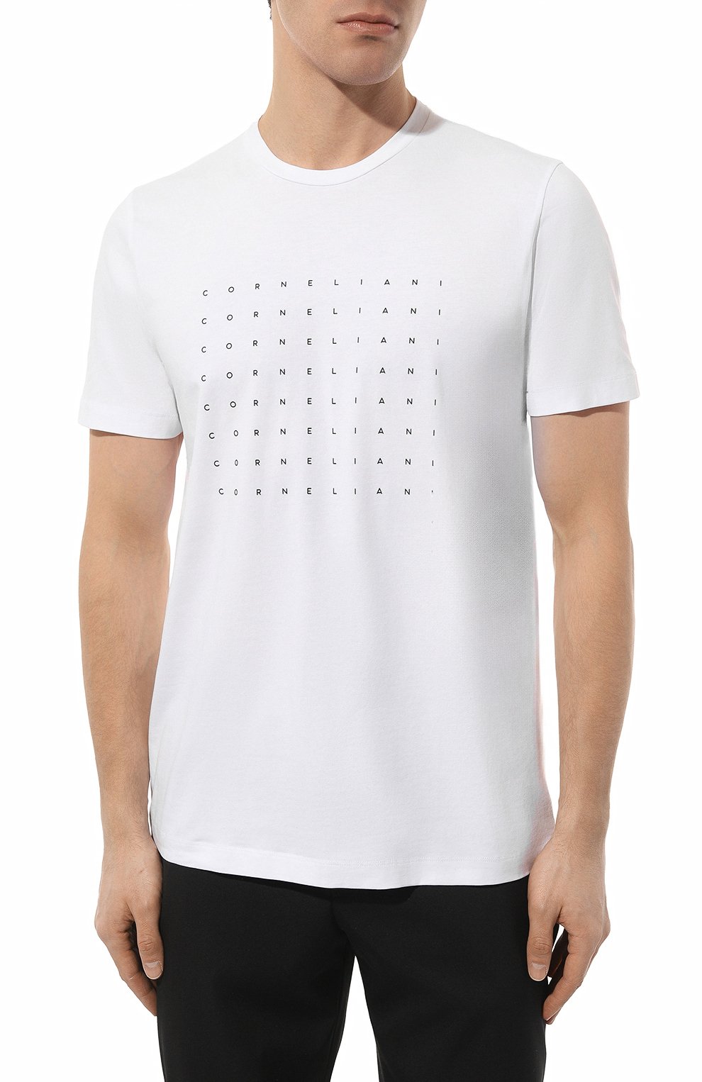 Хлопковая футболка CORNELIANI, арт. 93G580-9325025, фото 3